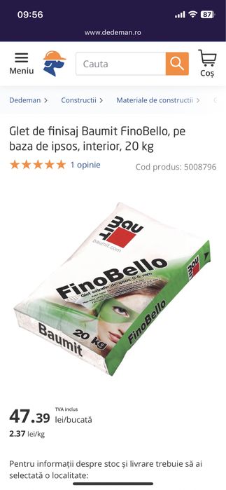 Glet Baumit Fino Bello si fino grande