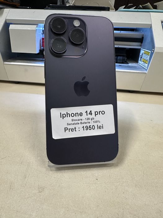 Iphone 14 pro / 128 gb / 100% baterie / garantie
