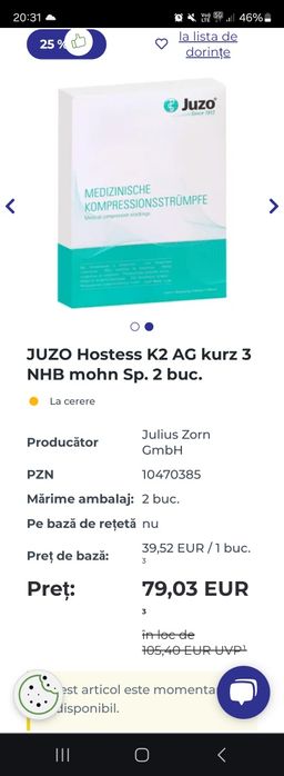 Ciorapi medicinali Juzo