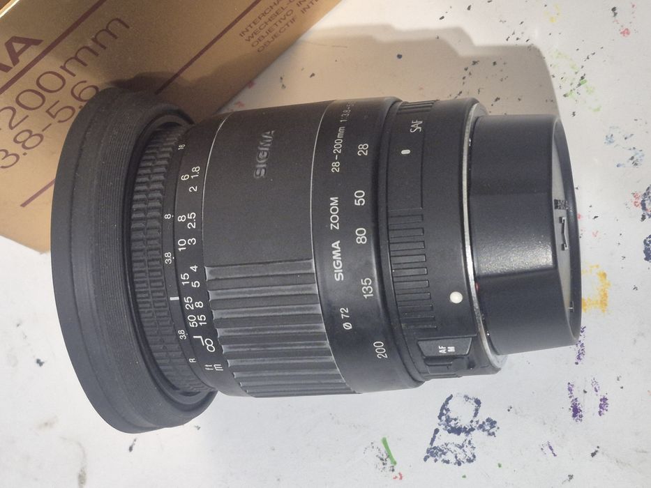 Obiectiv foto Sigma 28-200 EOS cu defect