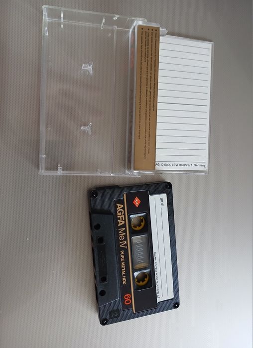 Casetă audio Metal Agfa HDX de 60min