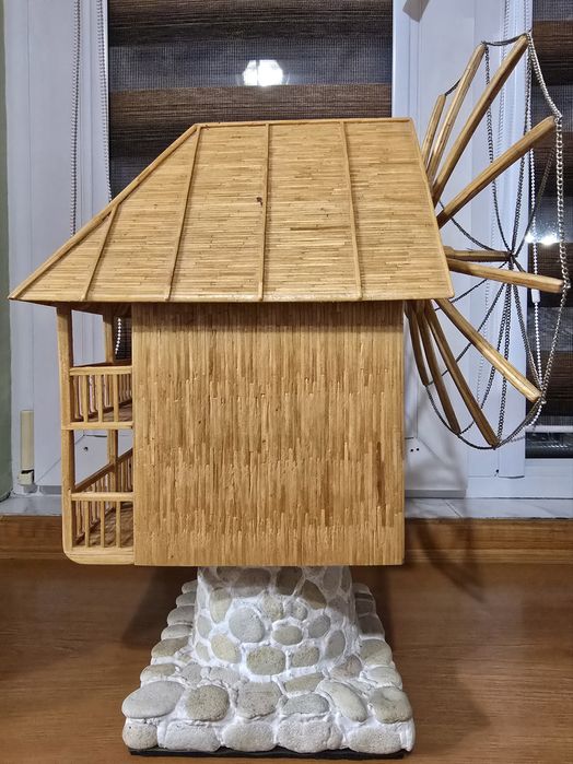 Мелницата в Несебър - ръчно изработен макет