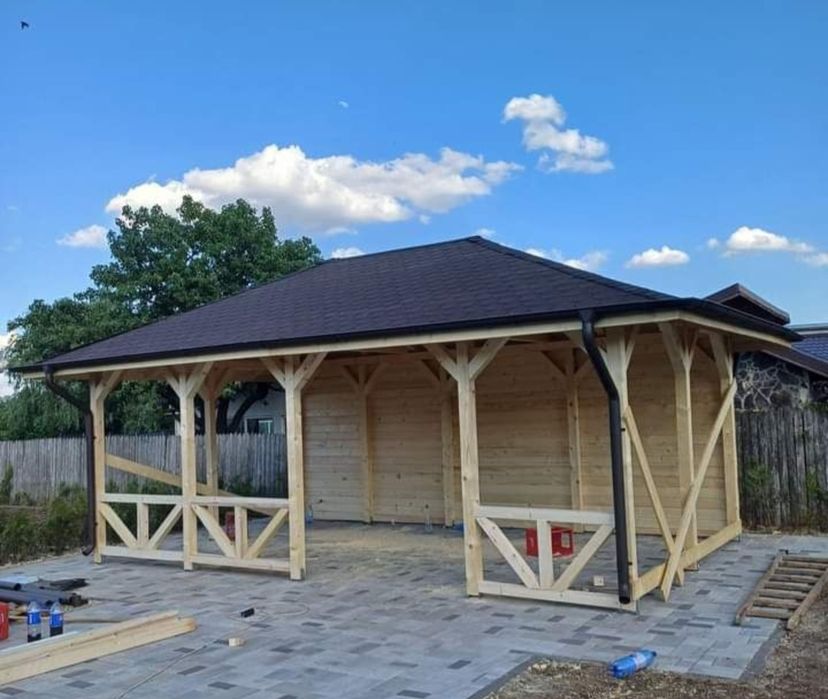 Terase din lemn -foișoare la comanda -pergole modele moderne -leagăne