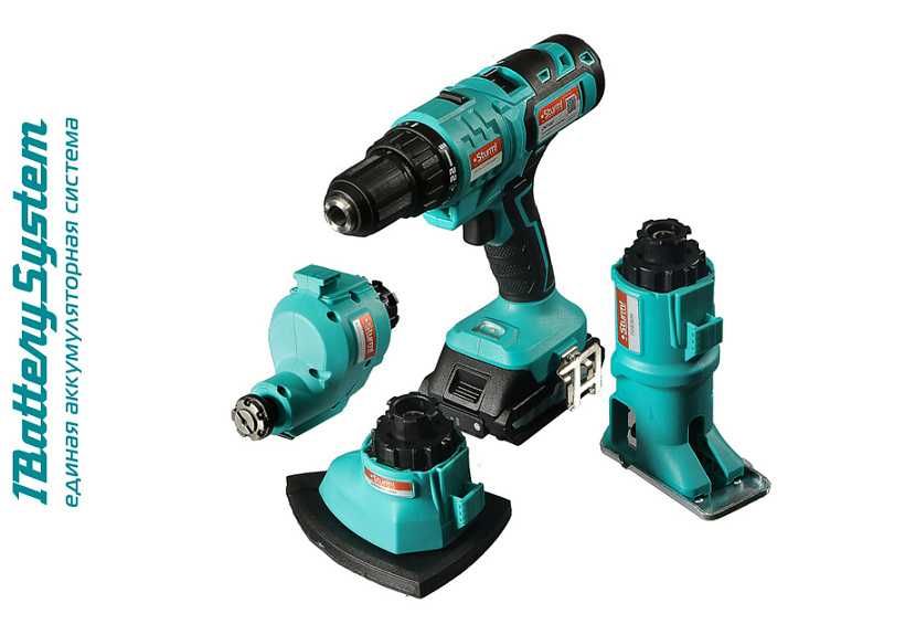 Аккумуляторный мультитул 4интрумента в 1 (1BatterySystem)