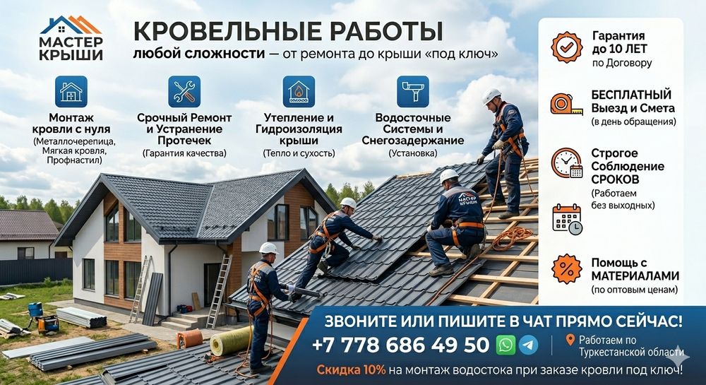 Кровельные работы любой сложности профессиональная команда и гарантия