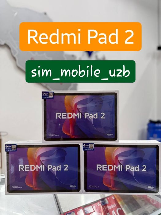 Redmi Pad 2 4G 2026 New Super Skidka+Garantiya+Dastavka
