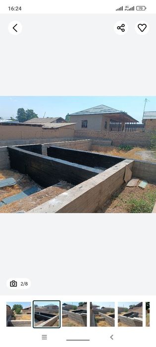 Parkent tumani Boyqozonda  fundamentli yer sotiladi variantam bor