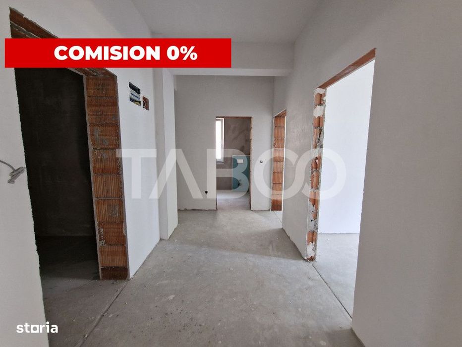 Apartament decomandat 2 camere 64 mpu 2 balcoane zona Rahovei Sibiu — fotografia 2
