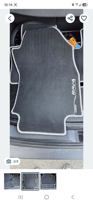 Covorase/presuri textil Toyota rav4