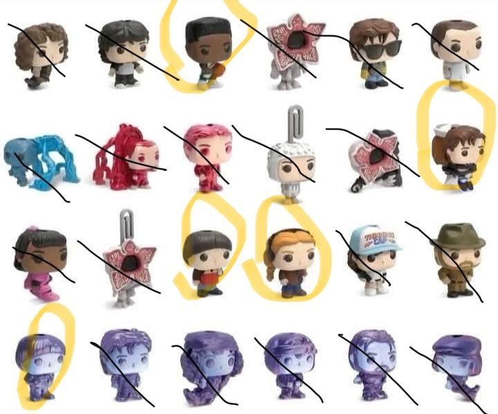 фигурки очень странные дела