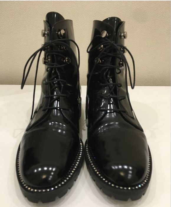 Ботинки Диор лакированные