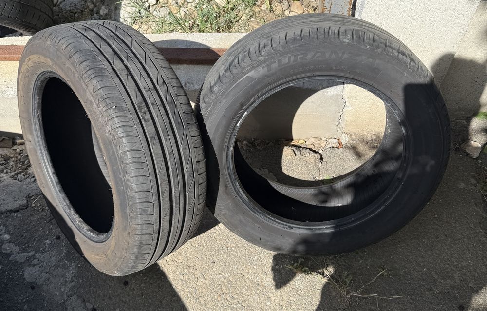 2 anvelope vara Bridgestone Turanza T001 225/55 R17 - DOT 1319 - 6.2mm