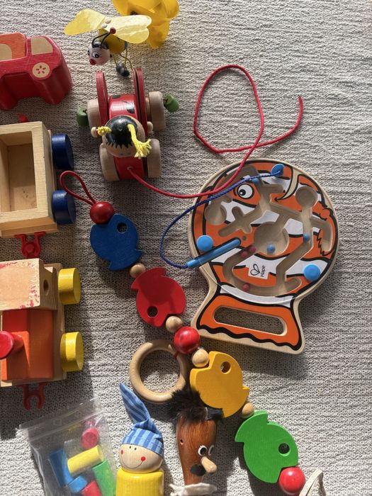 Lot jucarii din lemn