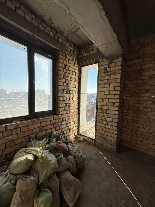 Новостройка Nukus Avenue 2х комнатная 4 окна 60.06м² вид во двор 6этаж