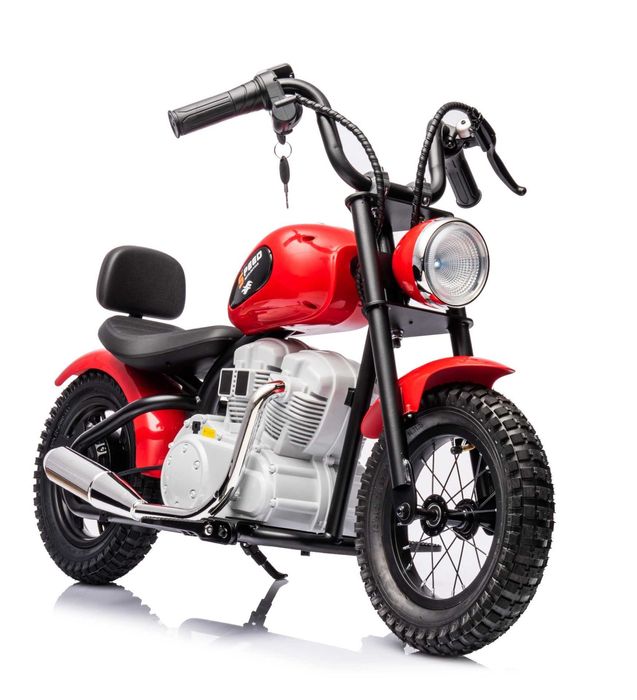 Motocicleta pentru copii, Kinderauto Chopper 350W, 36V RED
