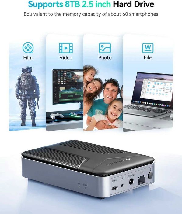 Yottamaster DM1 NAS Enclosure 1-Bay - Cloud Personal