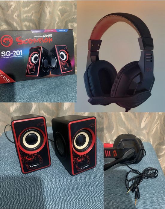 Vand Boxe si Casti Gaming (Scorpion / Redragon)