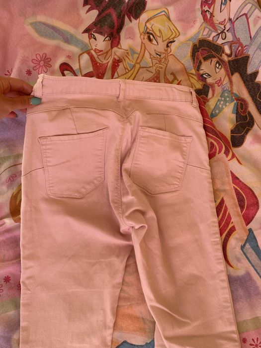 Светлорозови дънки Terranova