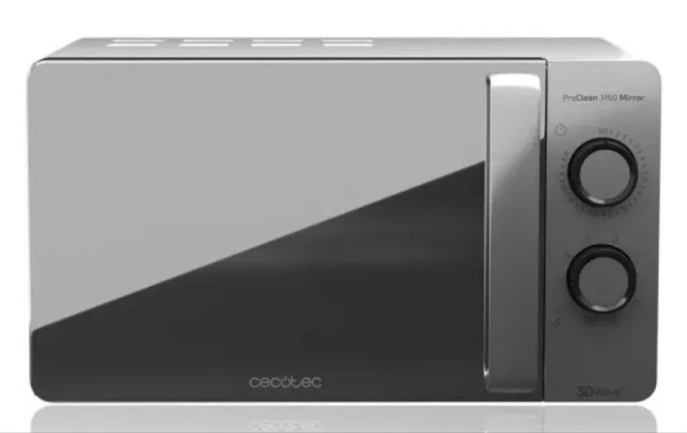 Микровълнова фурна с грил Cecotec ProClean 3160 Mirror 20L