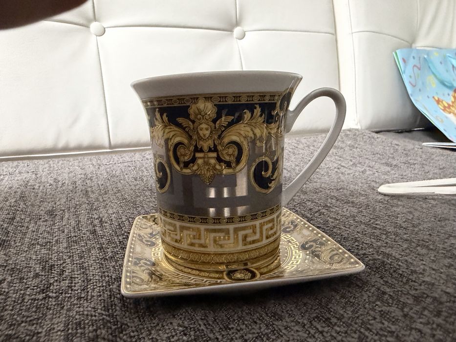 Set Cană și Farfurie Versace Rosenthal Originală