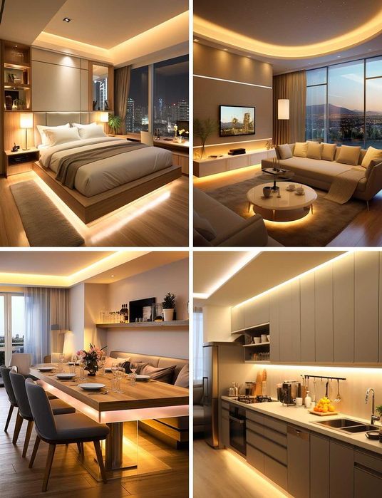 НОВА! LED светлинна лента 10 м – топло бяла, димируема, IP20