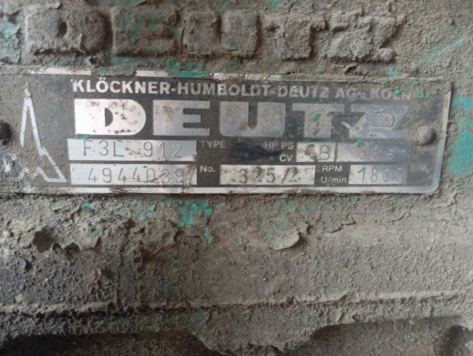 Motor Deutz F3L 912 si Cutie Viteze