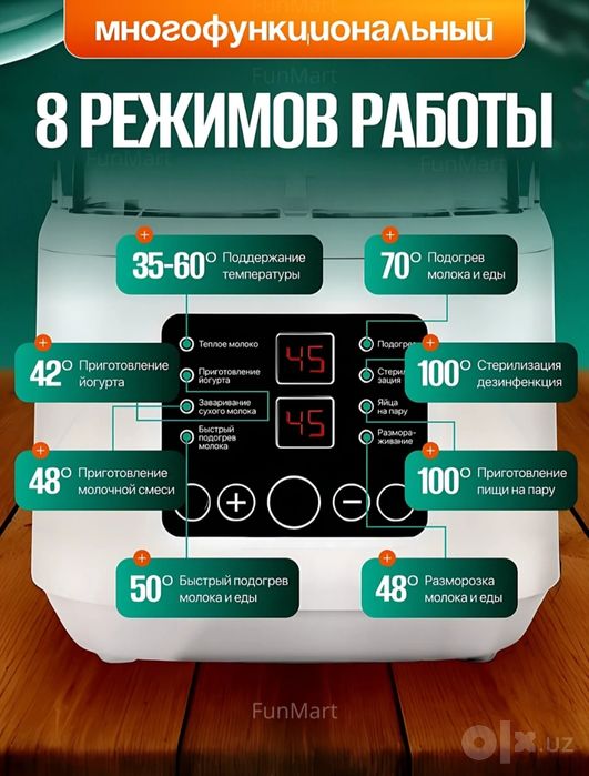 Подогреватель и стерилизатор для бутылочек