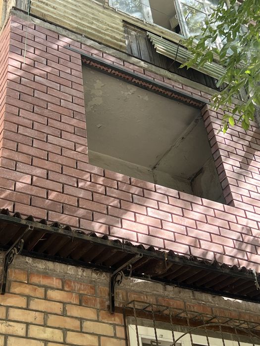 Кладка балкон gisht teramiz