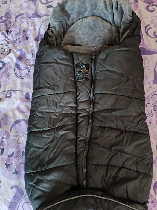 Спален чувал Cangaroo Fluffy черен