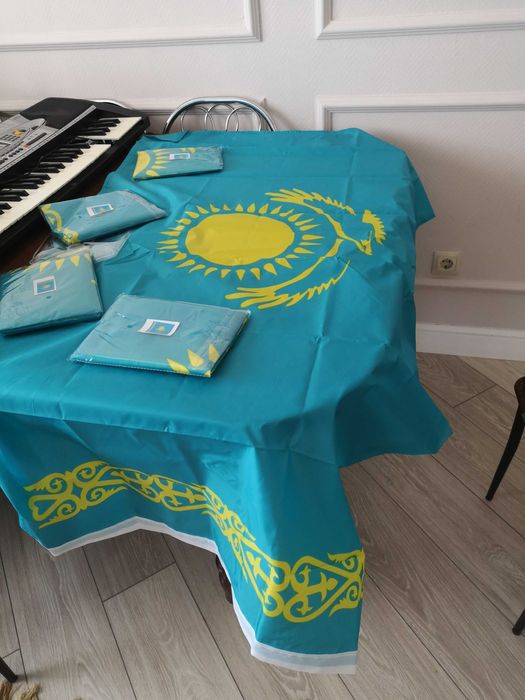 Флаг Республики Казахстан.