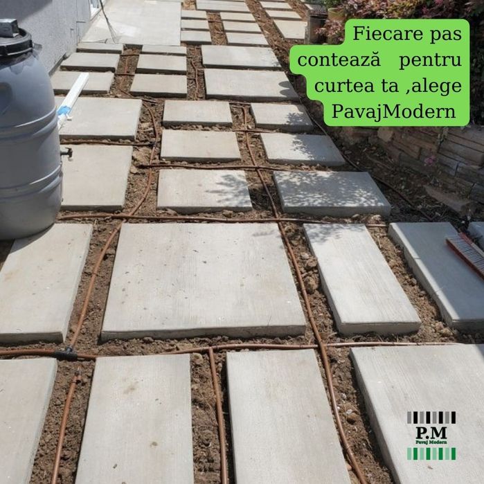 Pasi de pisica, Dale beton armat,Pavaj,Placi Beton