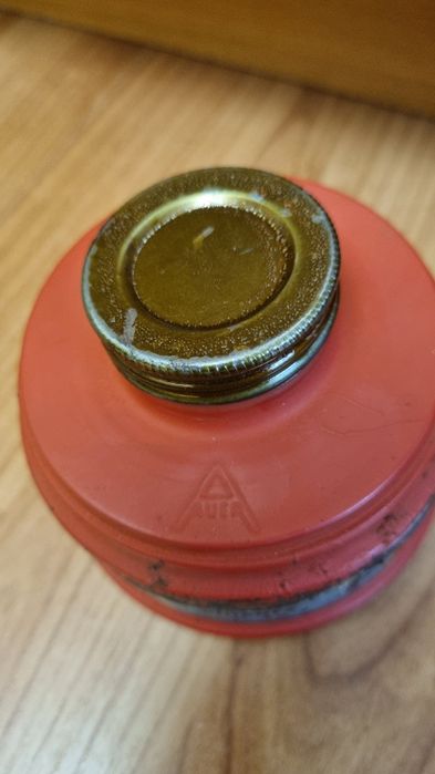 Filtru Masca de  Gaze WW2  AUER EINSATZ Germania  SIGILAT  1942