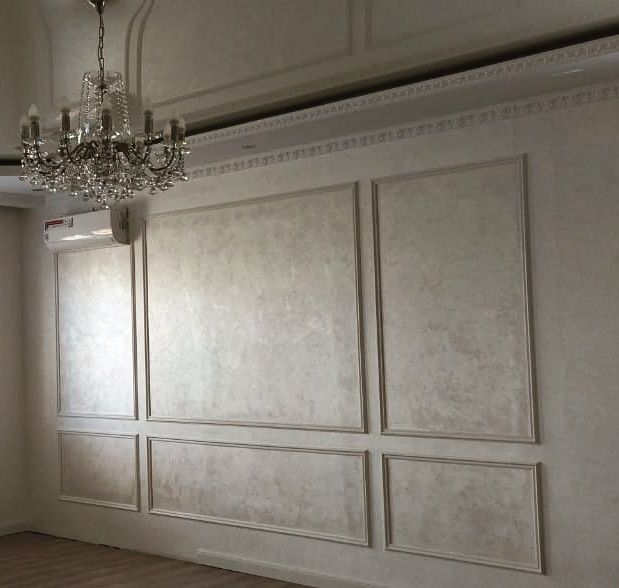 Леонардо, мокрый шелк, декор, ремонт