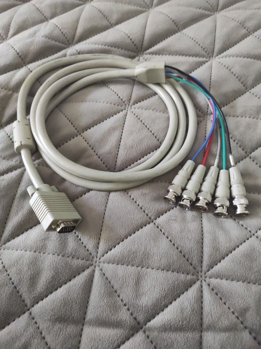 Cablu profesional adaptor VGA to BNC, adaptor camere cctv BNC  RGBHV