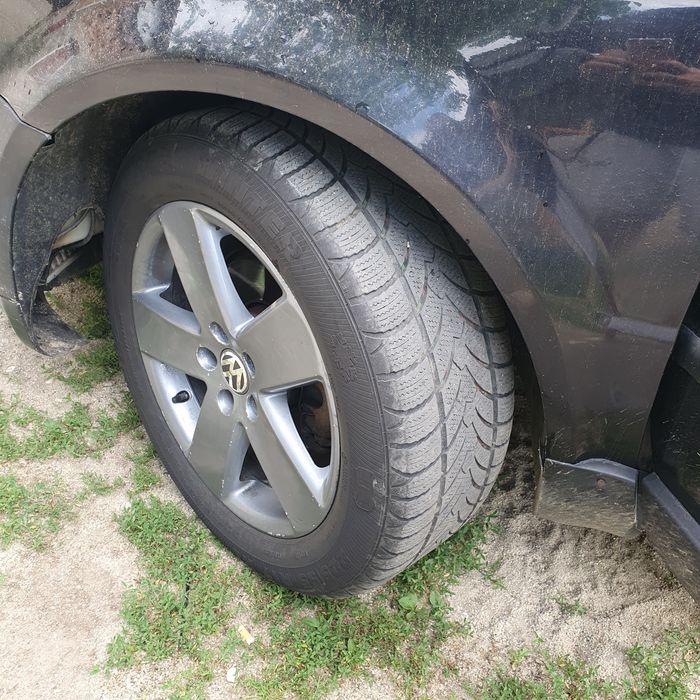 Vând sau schimb jante 5x112 cu cauciucuri 225/55/17