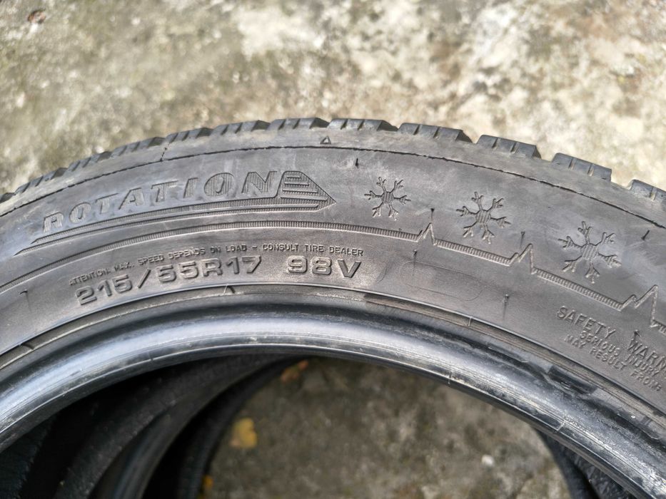 215/55/17 2бр.Dunlop Зимни гуми