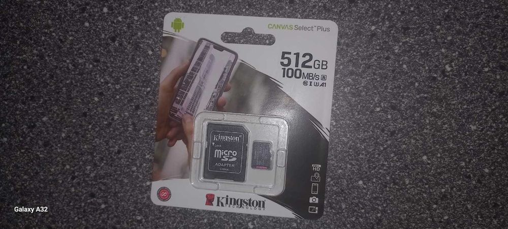 Card de memorie Kingston microSDXC Canvas 512GB A1/C10 SDCS2/512GB