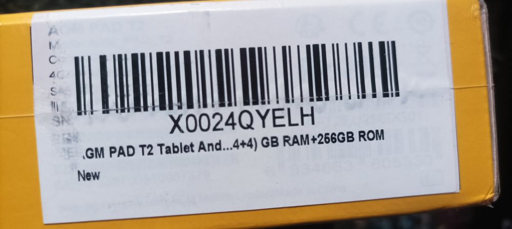 Tableta AGM Pad T2 – 11" FHD+, 256GB, 4G Dual SIM, Android 14 – NOUĂ, SIGILATĂ!