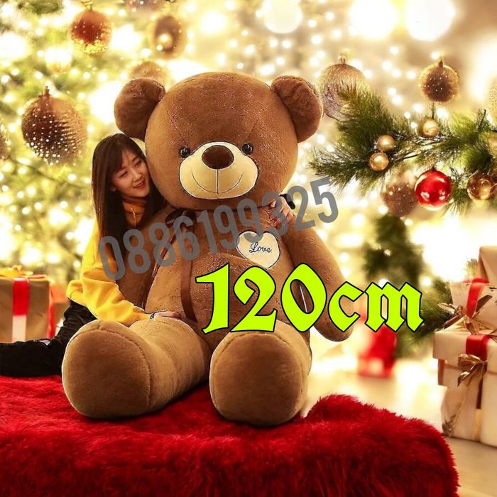 Голямо плюшено кафяво Мече 120см, Голяма кафява мечка