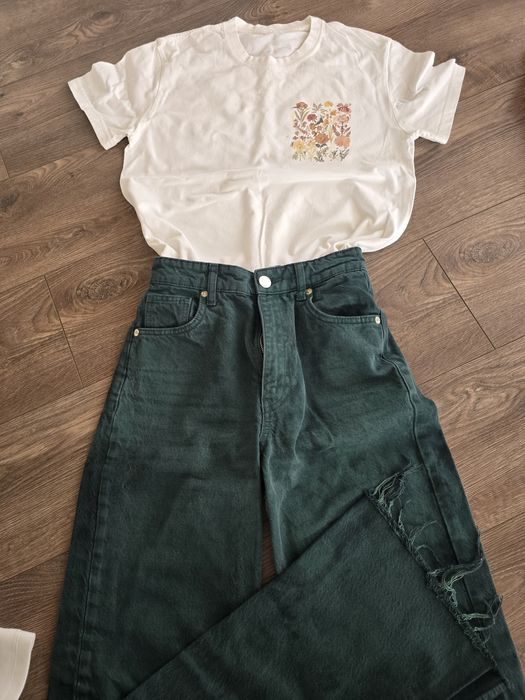 Дънки Zara( подарък тениска)