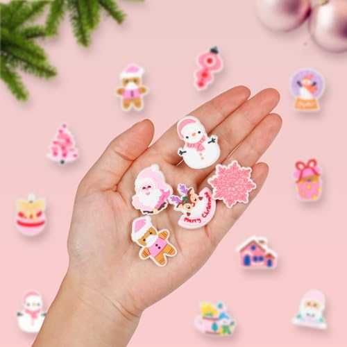 Нов Коледен адвент календар с 24 PVC шардона за обувки джапанки крокс