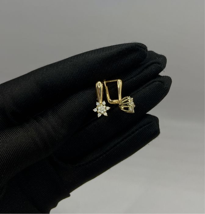Алтын | Золотые серьги 585 | 3,26 гр