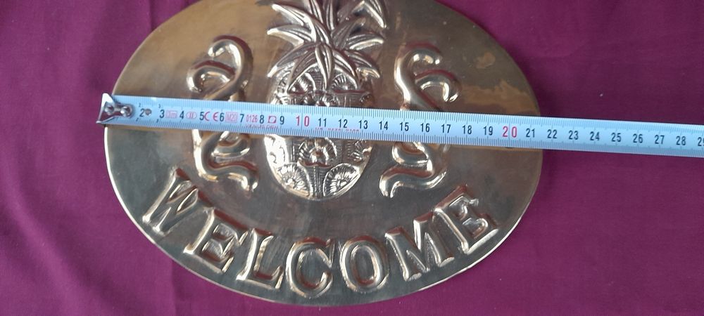 Placa din bronz pentru intrare