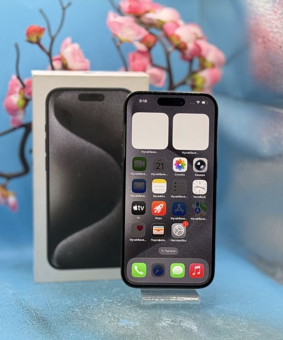 Apple iPhone 15 Pro, 128GB, 5G, Black Titanium