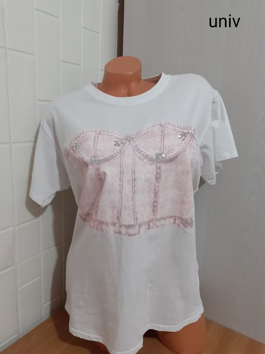 Tricou cu imprimeu de dama