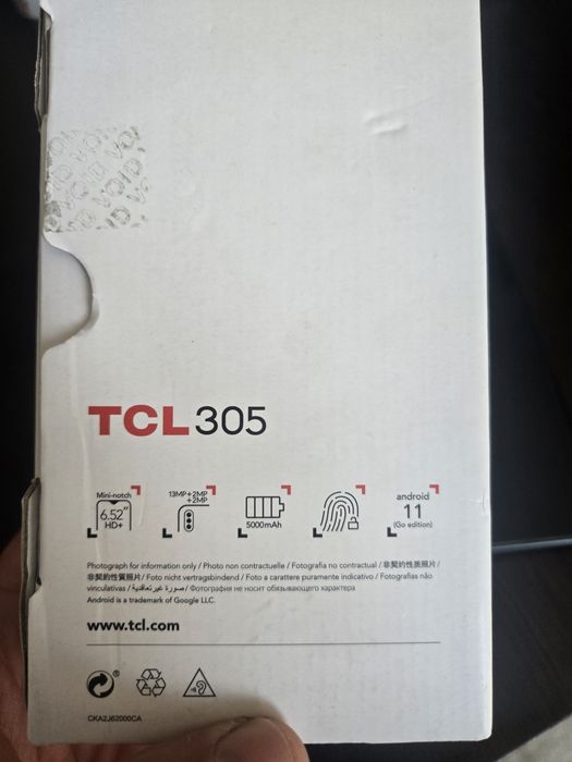 Продавам смарт телефон  TCL 305