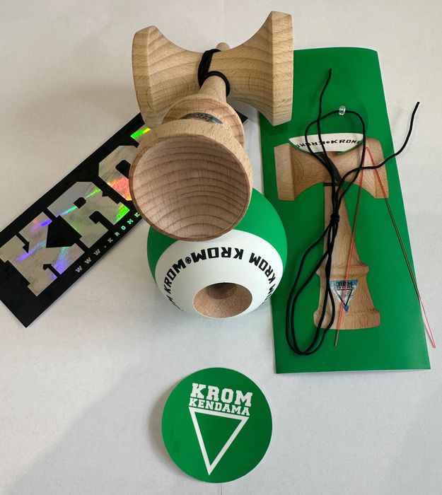 Kendama krom pop rubber grip noua originala