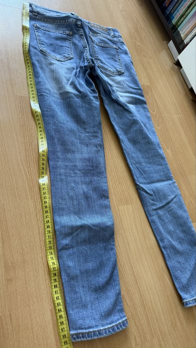 Дънки дълъг крачол светло сини