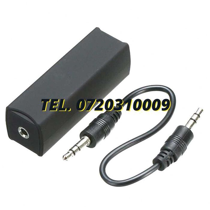 Filtru Anulare Zgomot Audio Noise Cancelation Pentru Conectare Si Redare Audio Pe Echipamente Compatibile Cu Mufa Audio Aux Jack 3.5 Mm