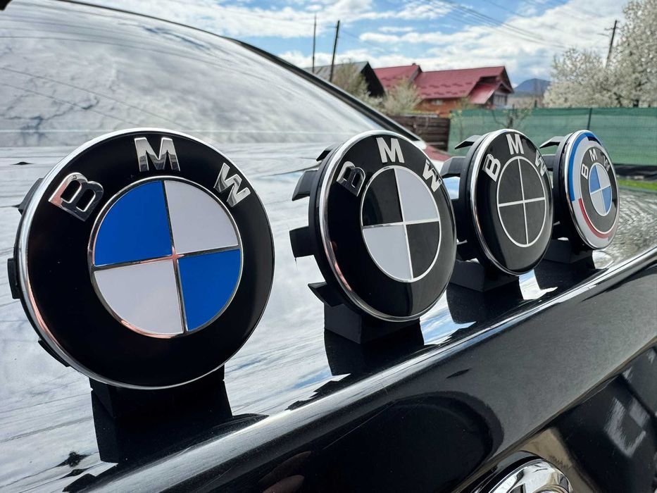 Set capace "rotative" jante BMW - BMW floating centre caps - 68 mm